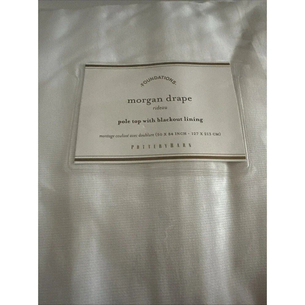 Pottery Barn Morgan Rideau Drape (2) 50